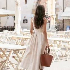 Atelier Bomba Cream Cn Dress - Made To Order