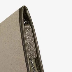 Battistoni Leather Inserts Tie-Case - Green