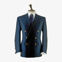 Battistoni Navy Blue Blazer Max - Made To Order