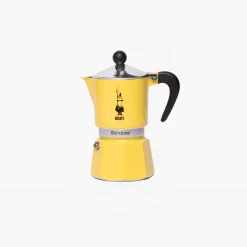Bialetti Rainbow Yellow Coffee Moka Pot