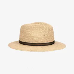 Borsalino Country Rafia Crochet Medium Brim