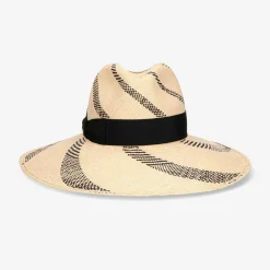 Borsalino Sophie Pattern Broad Brim Hat