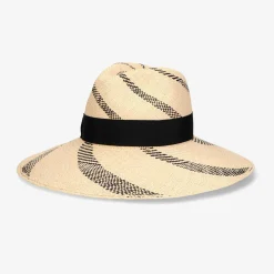 Borsalino Sophie Pattern Broad Brim Hat