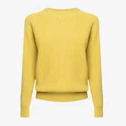 Brass Lamb'S Wool Roundneck Sweater