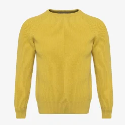 Brass Lamb'S Wool Roundneck Sweater
