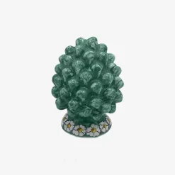 Ceramiche Mennella Artisanal Light Green Pinecone - Made To Order