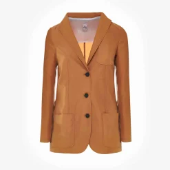 Issimo Burned Orange Deconstructed Blazer