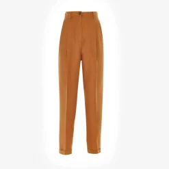 Issimo Burned Orange Pinces Trousers