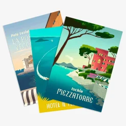 Issimo Pellicano Hotels Posters Set Of 3