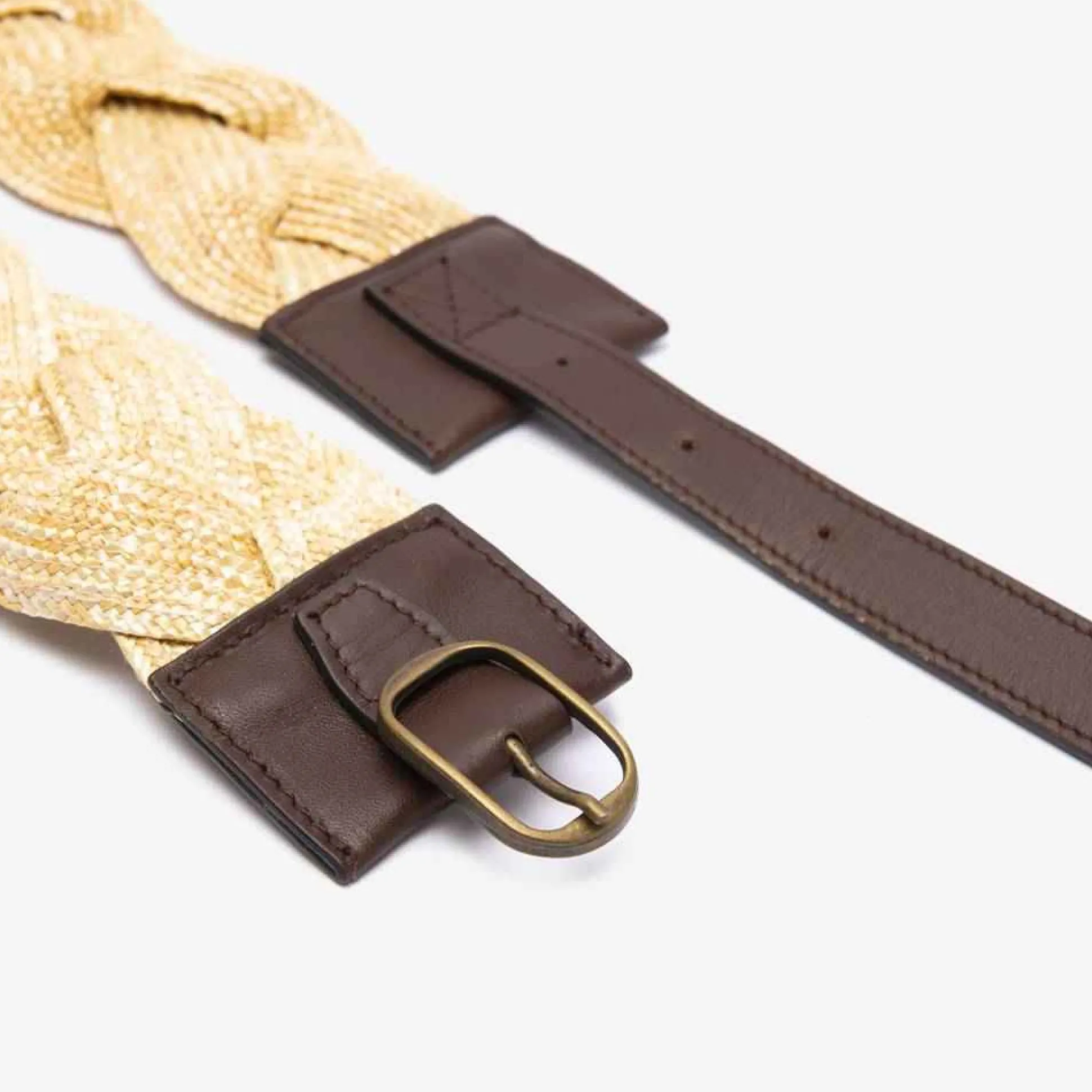 Issimo Straw Braided Belt