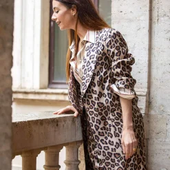 Issimo X Alberto Biani Leopard Dressing Gown
