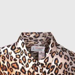 Issimo X Alberto Biani Leopard Silk Shirt