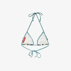 Issimo X La Doublej Bikini Top - Blue Solar Placee