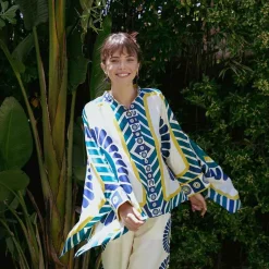 Issimo X La Doublej Foulard Shirt - White Solar Placee