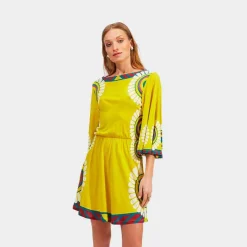 Issimo X La Doublej Sorellina Dress - Yellow Solar Placee