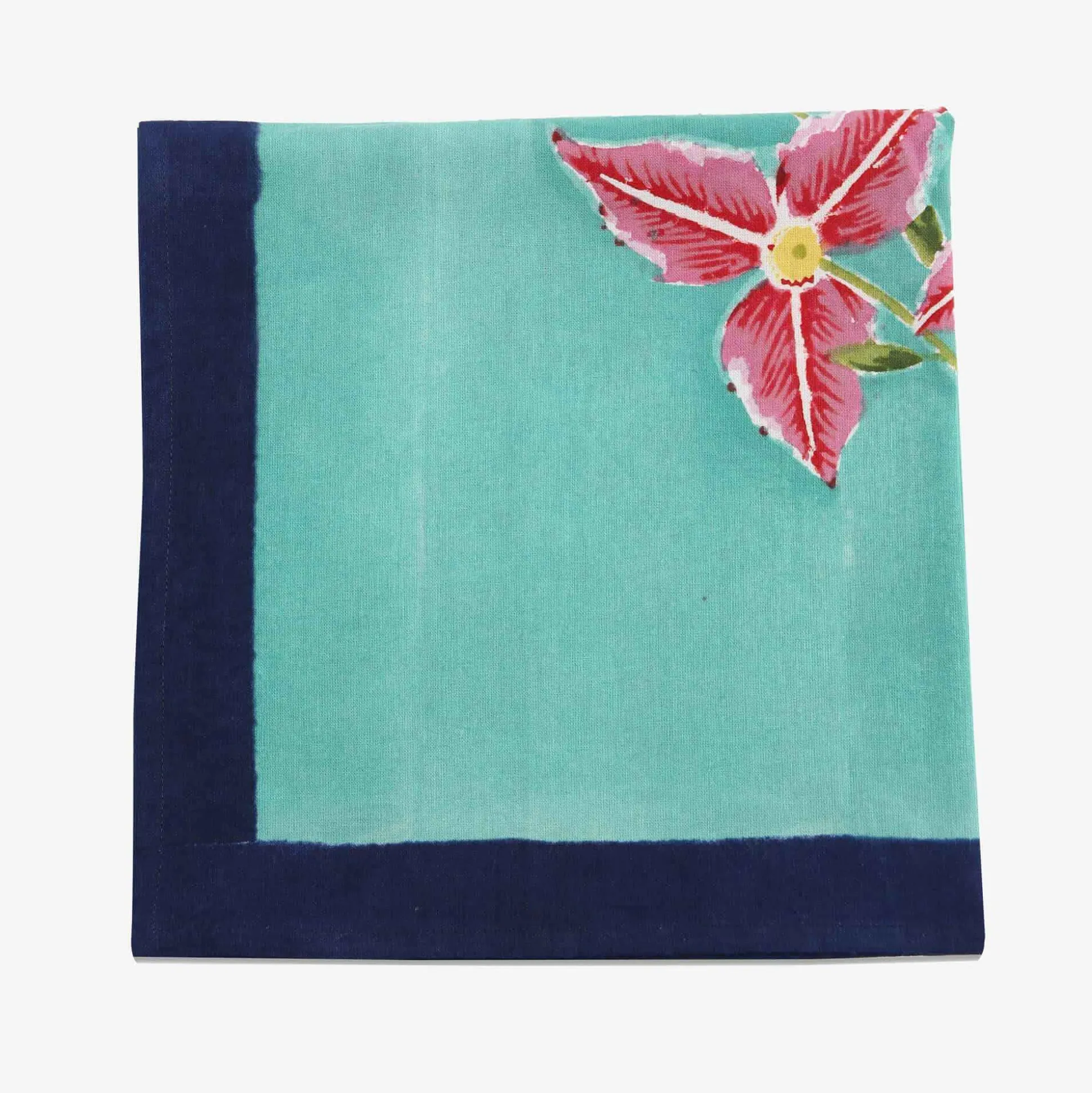 Issimo X Lisa Corti Bougainvillea Stripes Napkin