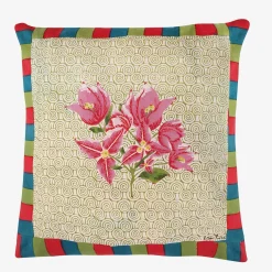 Issimo X Lisa Corti Bougainvillea Spiral Pillow