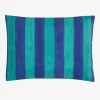 Issimo X Lisa Corti Bougainvillea Stripes Baby Pillow