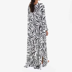 Issimo X Loretta Caponi Clementina Kaftan Zebra