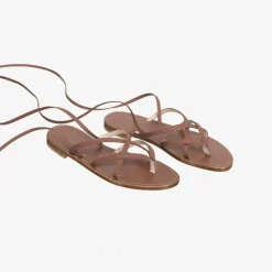 Issimo X Mario D'Ischia Brown Sandals