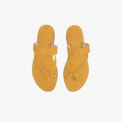 Issimo X Mario D'Ischia Women Ocre Sandals