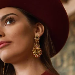 Issimo X Percossi Papi Cuore Sacro Earrings - Made To Order