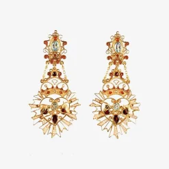 Issimo X Percossi Papi White Cuore Sacro Earrings