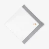 Issimo X Schostal Handkerchief With Corna Embroidery - Grey