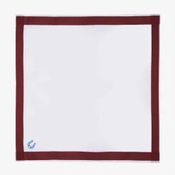 Issimo X Schostal Handkerchief With Ferro Di Cavallo Embroidery