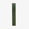 Issimo X Schostal Polka Dot Knitted Silk Tie - Dark Green