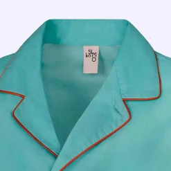 Issimo X Schostal Unisex Pyjama - Turquoise & Orange