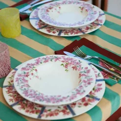Issimo X Villeroy & Boch Bougainvillea Deep Plate, Set Of 6