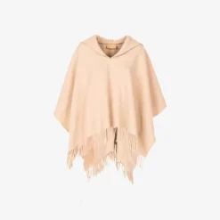 Officina Del Poggio - Fringed Poncho Beige
