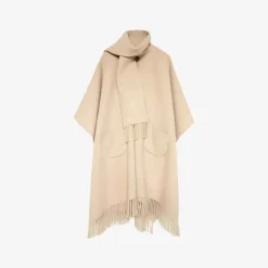 Officina Del Poggio - Long Fringed Cape Beige