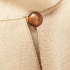 Officina Del Poggio - Long Fringed Cape Beige