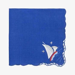 Taf Ricami Sailor Embroidered Placemats And Napkins - Set Of 6