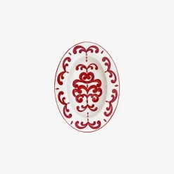 Vio'S Rouge Oval Serving Bowl - Made To Order